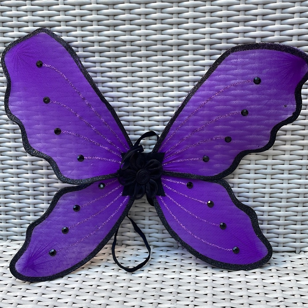 🦋 KIDS Purple Butterfly Wings